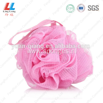 charming mesh pouf bath sponge shower ball